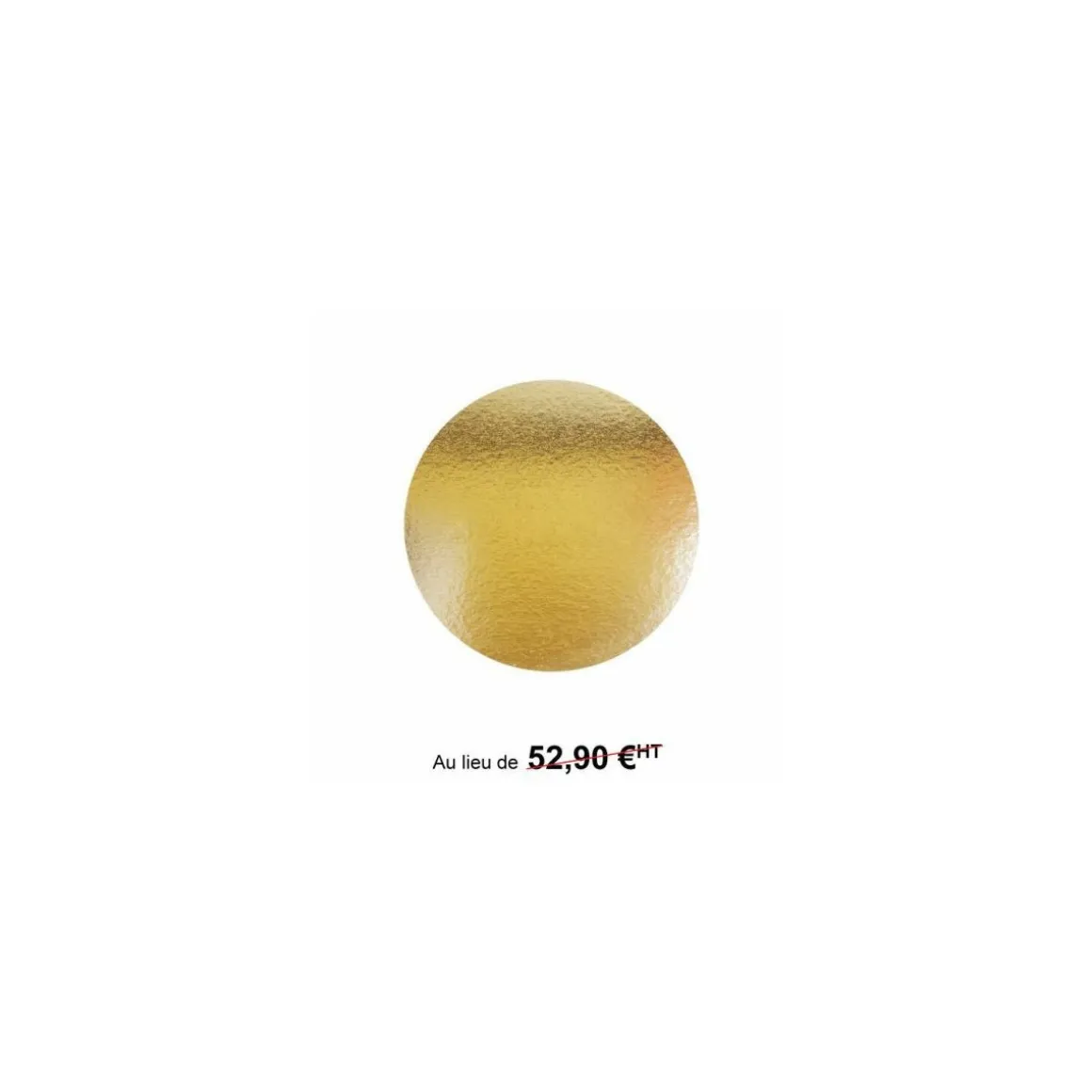 Support or double face rond Ø 36 cm - par 100