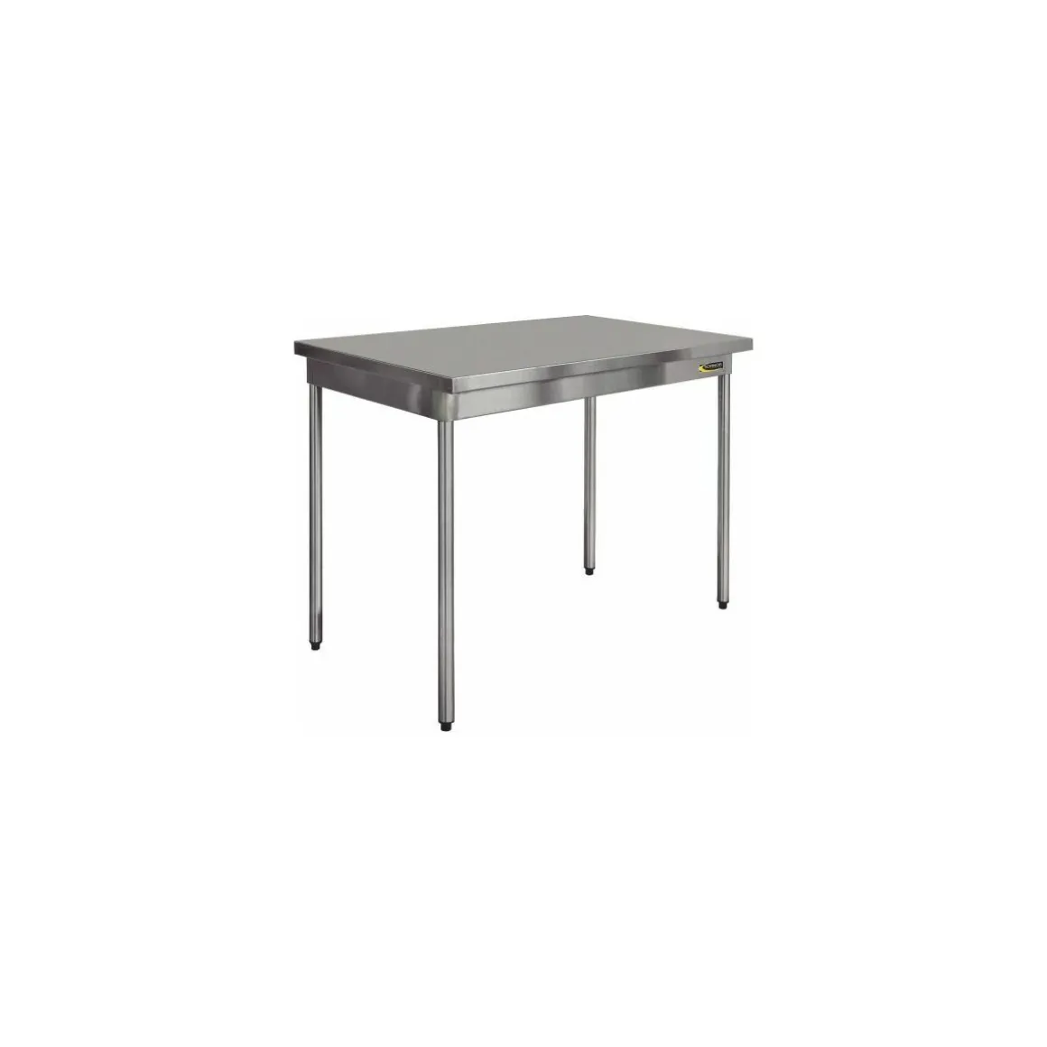 Table centrale démontable inox 140 x 70 x 90 cm