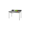 Table chef cuve à gauche L. 1,6 m