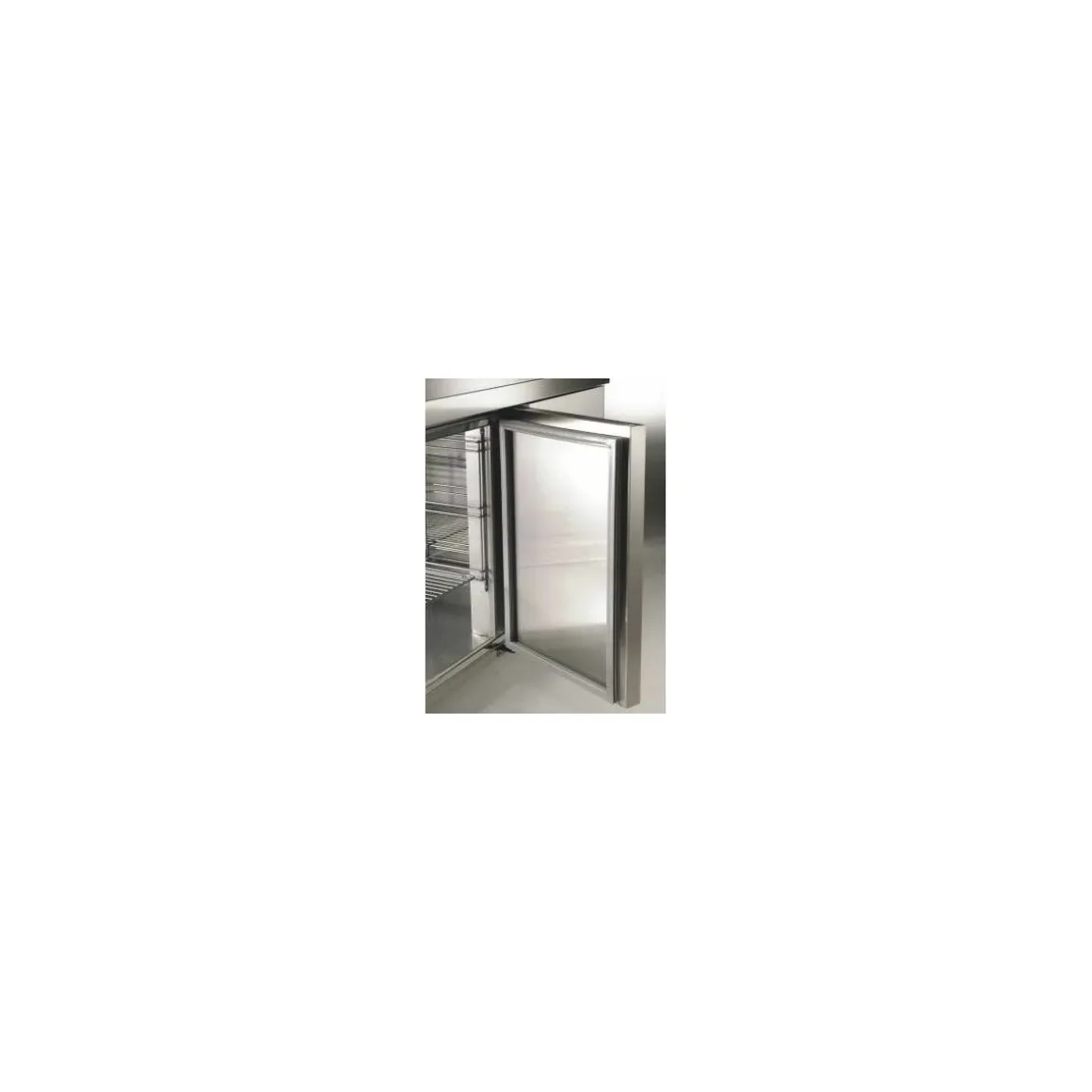 Table inox réfrigérée ZJ3 3 portes 400 L avec dosseret 170 x 70 x 85 cm