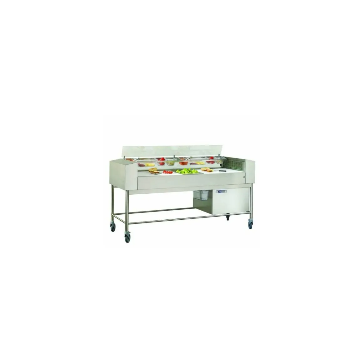 Table laminaire Labo System 4 plaques H. 108 x L. 174,5 x l. 70 cm