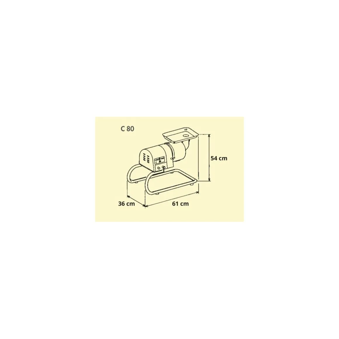 Tamis automatique C80 230V monophasé