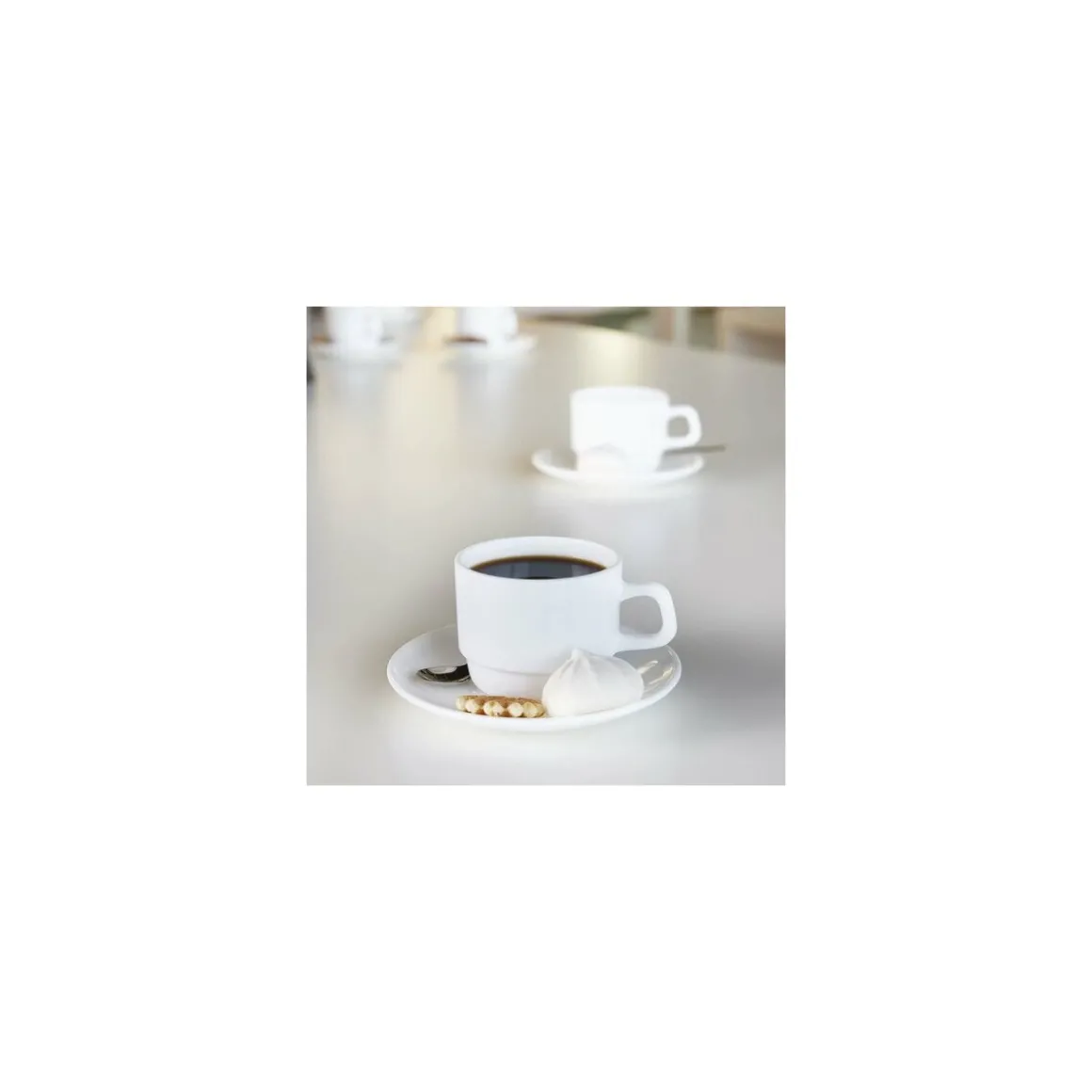 Tasse à déjeuner blanc 250 ml - par 12