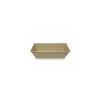 Terrine rectangulaire plastique beige 220 cl - par 10
