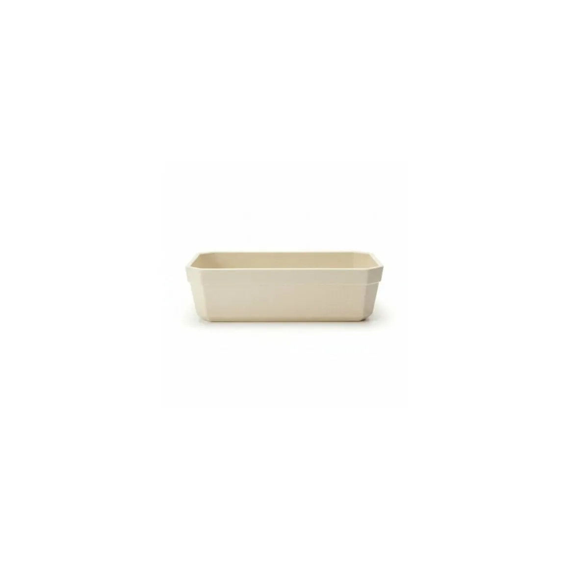 Terrine rectangulaire plastique beige 250 cl - par 10