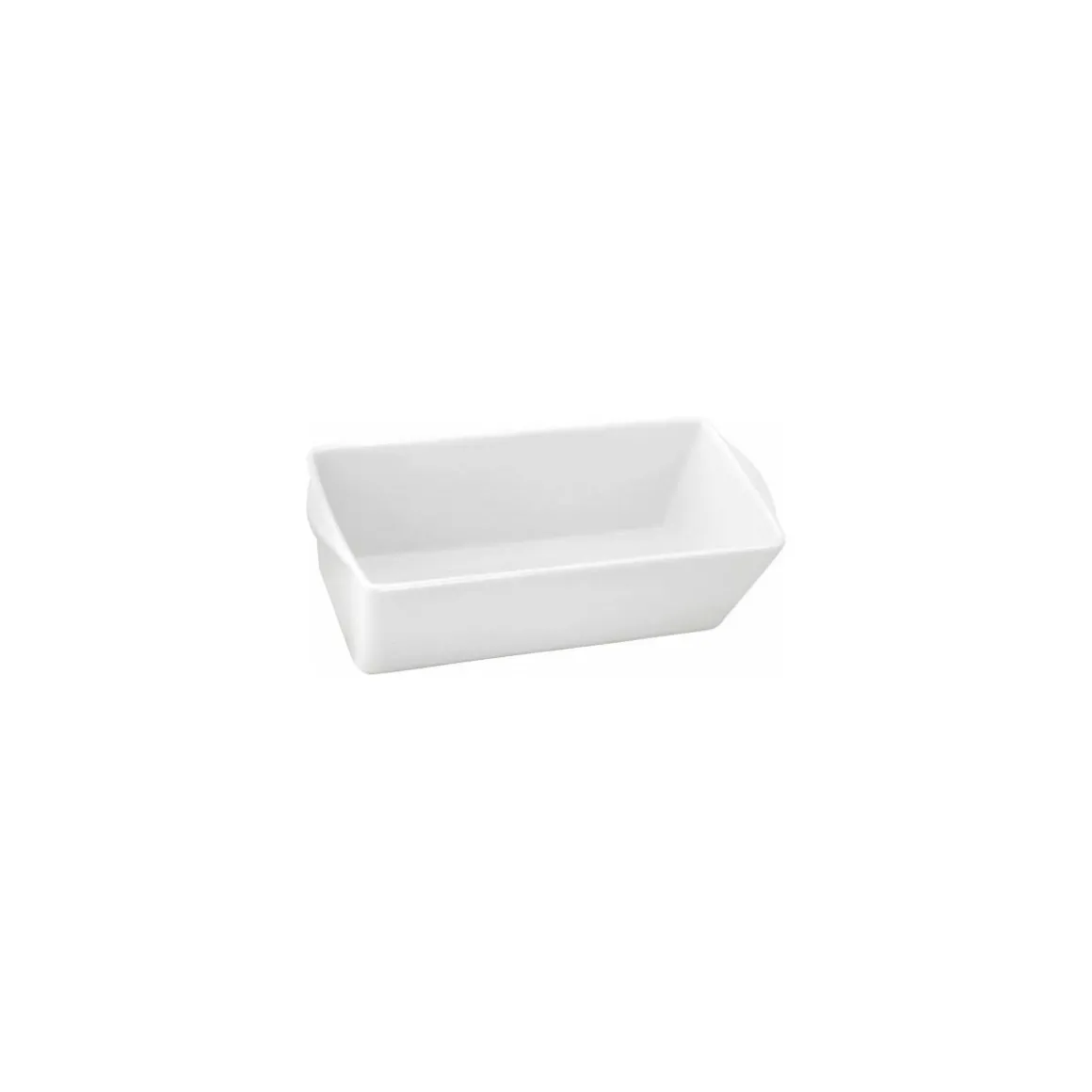 Terrine rectangulaire porcelaine blanche 125 cl