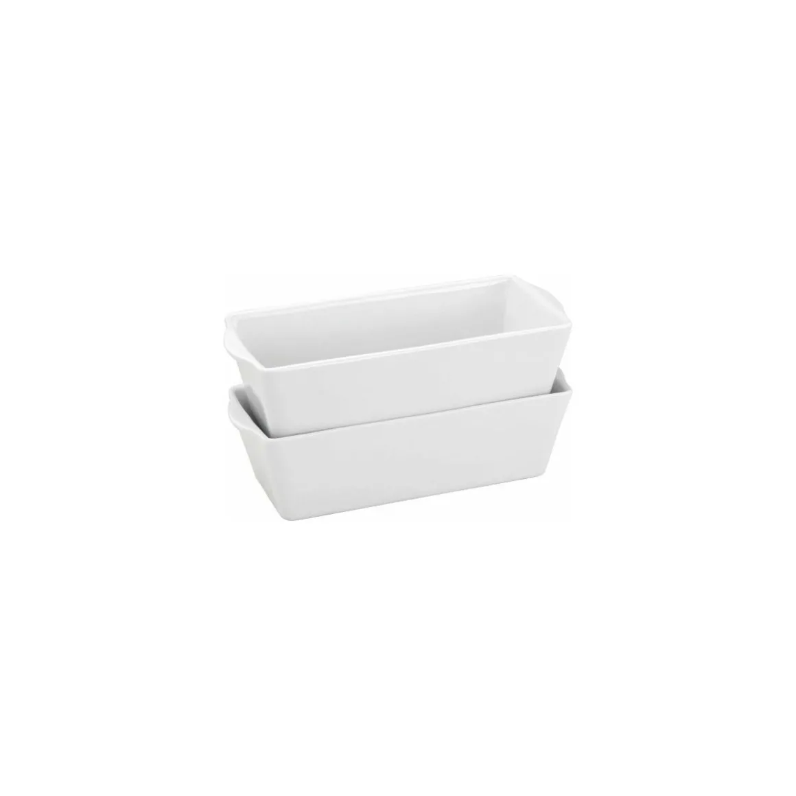 Terrine rectangulaire porcelaine blanche 125 cl