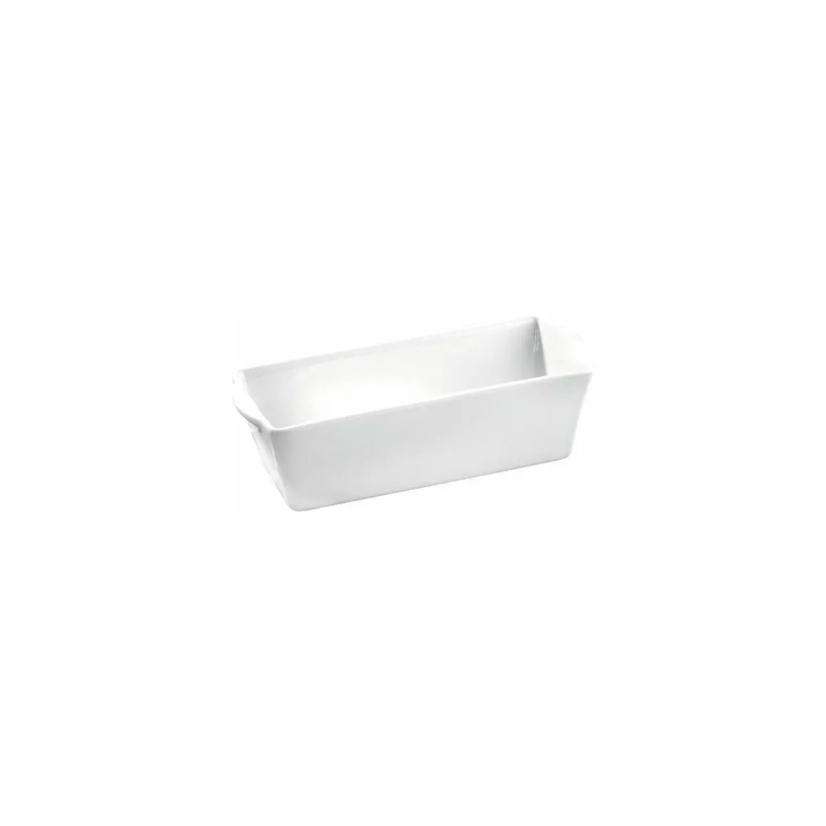 Terrine rectangulaire porcelaine blanche 125 cl