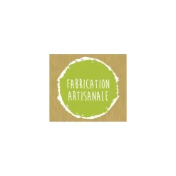 Étiquette adhésive "Fabrication artisanale" 3,5 x 4 cm - par 500