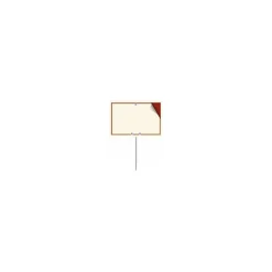 Étiquette carte de visite avec pique 7,7 x 5,4 cm - par 10
