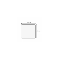 Étiquette poisson XL sans texte 10,6 x 10 cm - par 10