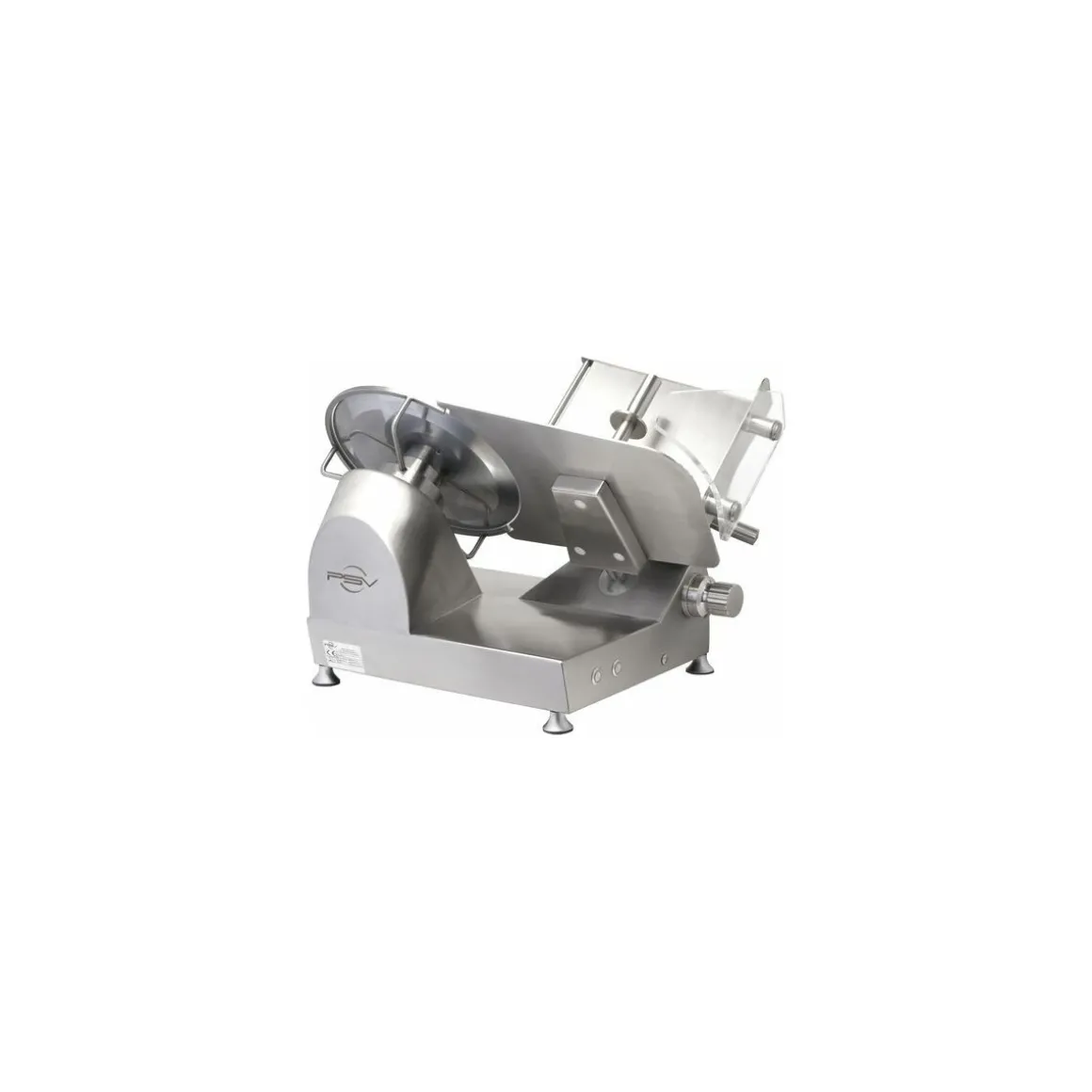 Trancheur inox à pignon avec extracteur de lame ø 35 cm