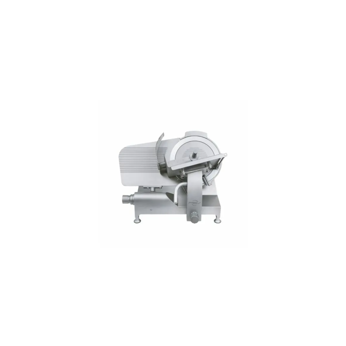 Trancheur inox à pignon avec extracteur de lame ø 35 cm