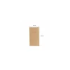Étui à couverts kraft brun avec serviette blanche 22,5 x 11,5 cm - par 100