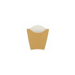 Étui à frites kraft brun 165 ml - par 200
