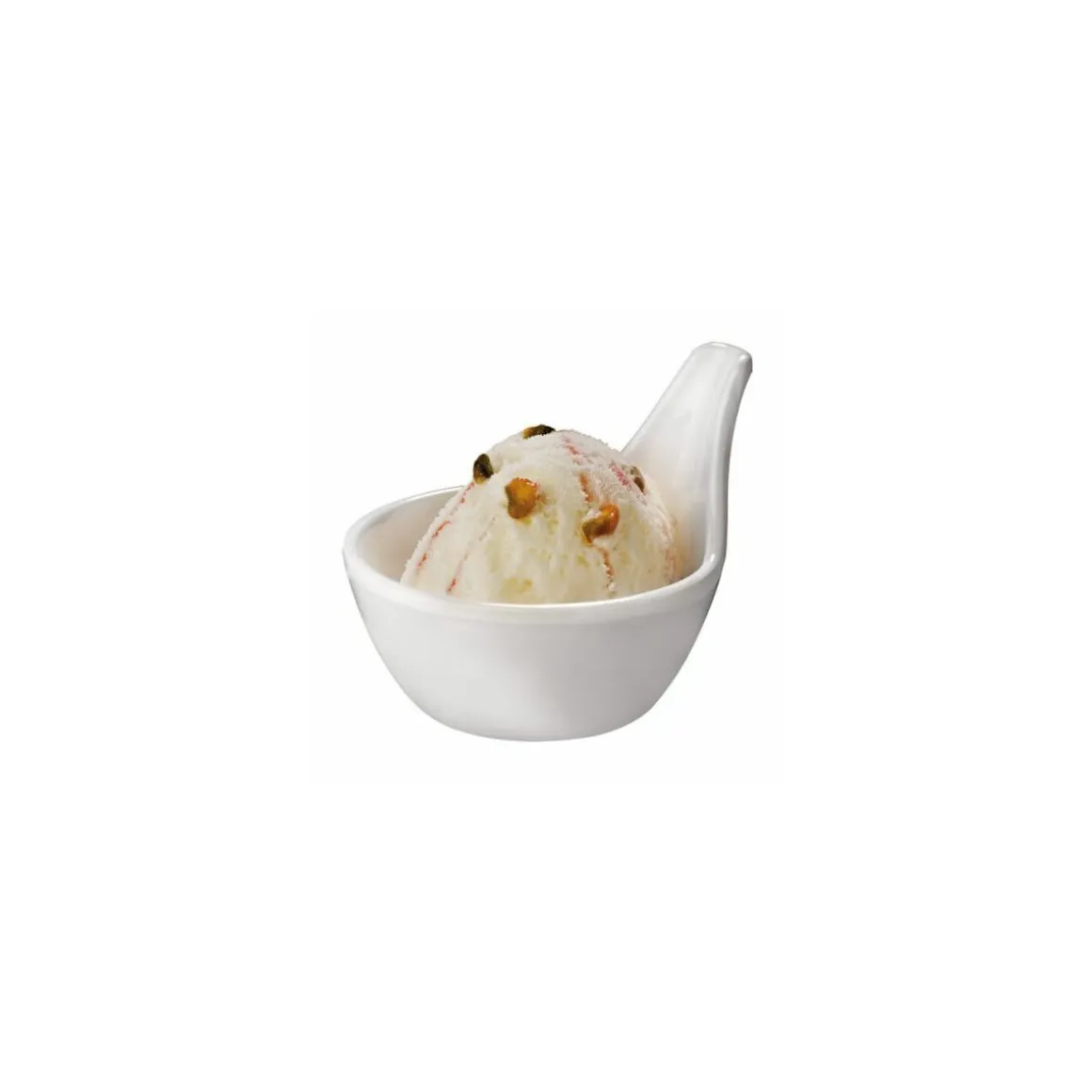 Verrine anse mélamine blanche 5 cl 7 x 7 x 6 cm - par 24