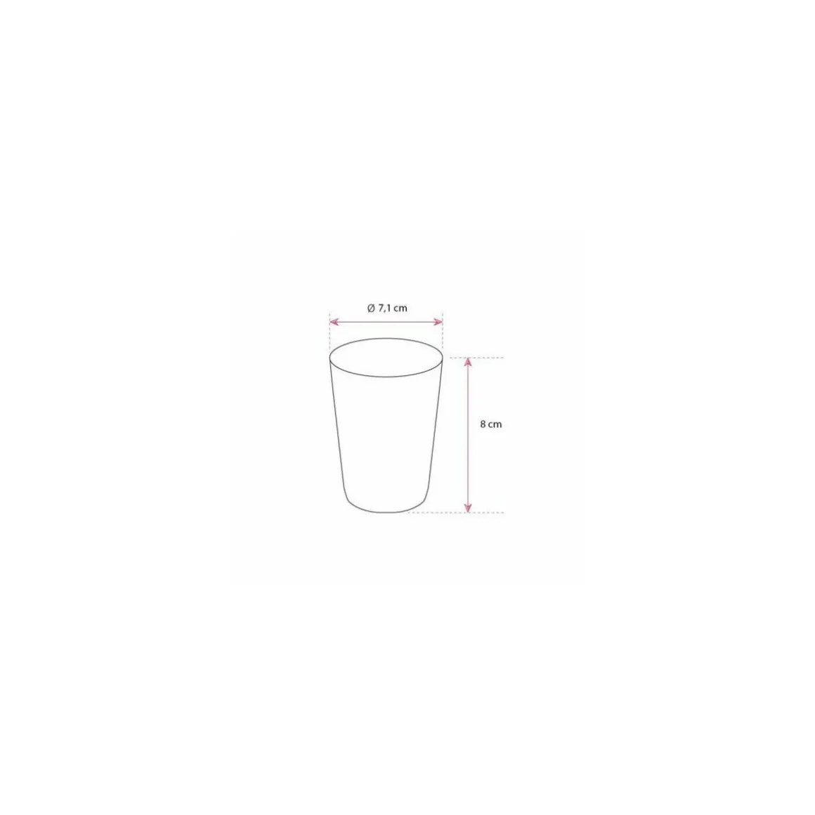 Verrine cristal en plastique 13 cl - par 30