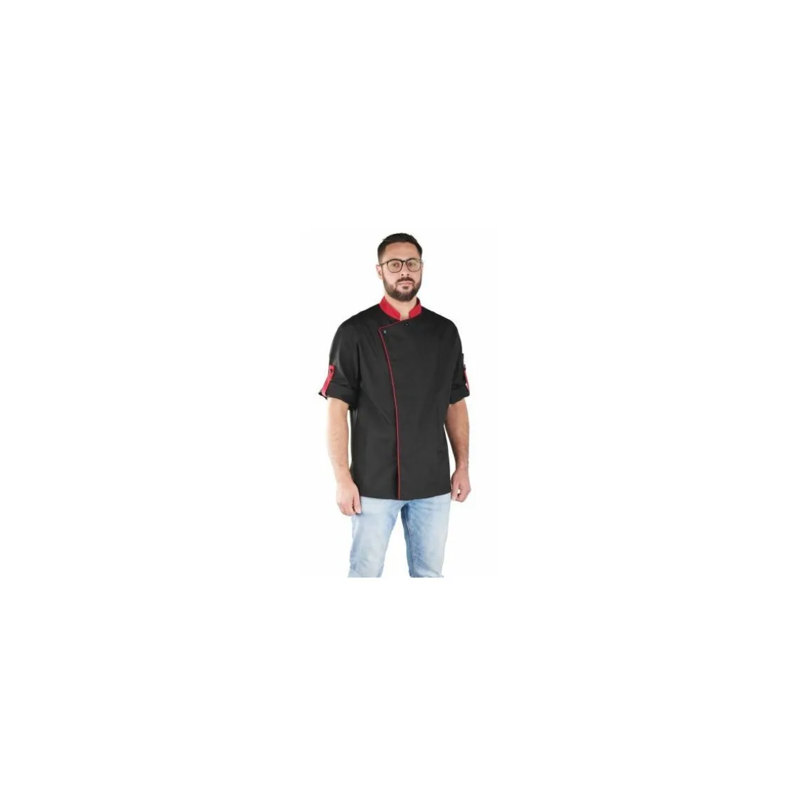 Veste Balthazar noire manche longues L