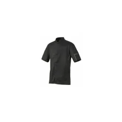 Veste de cuisine manches courtes Benak maille 37.5 noir T5