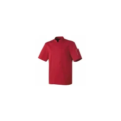 Veste de cuisine manches courtes Nero bordeaux T6