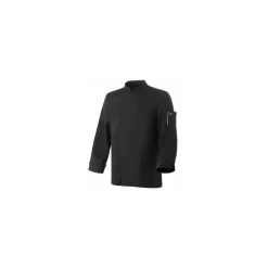 Veste de cuisine Robur manches longues Nero noire T2