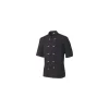 Veste polycoton manches courtes noire M