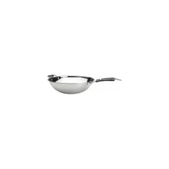 Wok trimétal acier inoxydable ø 36 cm